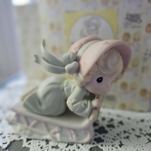 Precious Moments Enesco Slide Into The Next Millennium With Joy Porcelain